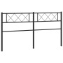 Cabecero de metal negro 180 cm de , Cabeceros y pies de cama - Ref: Foro24-372313, Precio: 31,24 €, Descuento: %