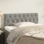 Cabecero de terciopelo gris claro 100x7x78/88 cm de , Cabeceros y pies de cama - Ref: Foro24-346334, Precio: 48,18 €, Descuen...