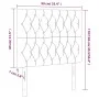 Kopfteile 2 Einheiten aus dunkelgrünem Samt 90x7x78/88 cm von , Kopf- und Fußteile - Ref: Foro24-3116707, Preis: 92,20 €, Rab...