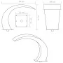 Fuente cascada para piscina de acero inoxidable 45x30x60 cm de vidaXL, Fuentes y cascadas - Ref: Foro24-41685, Precio: 209,02...