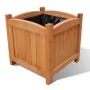 Juego de arriates de madera 2 unidades 30x30x30 cm de vidaXL, Maceteros y jardineras - Ref: Foro24-41301, Precio: 51,11 €, De...
