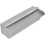 Fuente cascada rectangular LED piscina acero inoxidable 30 cm de vidaXL, Fuentes y cascadas - Ref: Foro24-41671, Precio: 61,5...