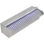 Fuente cascada rectangular LED piscina acero inoxidable 30 cm de vidaXL, Fuentes y cascadas - Ref: Foro24-41671, Precio: 49,9...