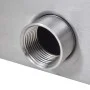 Fuente cascada rectangular LED piscina acero inoxidable 30 cm de vidaXL, Fuentes y cascadas - Ref: Foro24-41671, Precio: 49,9...