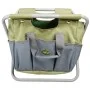 Esschert Design Bolso de herramientas de jardín taburete gris GT85 de Esschert Design, Reclinatorios, asientos y scooters de ...