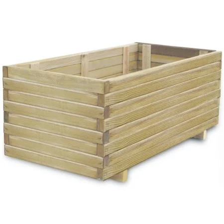 Rectangular raised wooden bed 100x50x40 cm by vidaXL, Pots and planters - Ref: Foro24-41660, Price: 119,86 €, Discount: %
