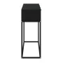 Mesa consola hierro y madera contrachapada negro 105x30x75 cm de , Mesas auxiliares - Ref: Foro24-352107, Precio: 109,06 €, D...