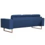Zweiteiliges Sofaset in blauem Stoff. von , Sofas - Ref: Foro24-276861, Preis: 904,02 €, Rabatt: %