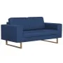 Juego de sofás 2 piezas de tela azul de , Sofás - Ref: Foro24-276861, Precio: 904,02 €, Descuento: %