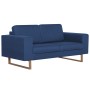 Juego de sofás 2 piezas de tela azul de , Sofás - Ref: Foro24-276861, Precio: 847,69 €, Descuento: %