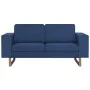 Juego de sofás 2 piezas de tela azul de , Sofás - Ref: Foro24-276861, Precio: 904,02 €, Descuento: %