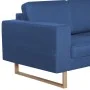 Juego de sofás 2 piezas de tela azul de , Sofás - Ref: Foro24-276861, Precio: 904,02 €, Descuento: %