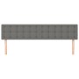 Cabeceros 2 unidades de tela gris oscuro 100x5x78/88 cm de , Cabeceros y pies de cama - Ref: Foro24-346517, Precio: 66,16 €, ...