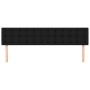 Cabeceros 2 unidades de tela negro 80x5x78/88 cm de , Cabeceros y pies de cama - Ref: Foro24-346478, Precio: 70,65 €, Descuen...