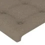 Headboards 2 units of taupe gray fabric 100x5x78/88 cm by , Headboards and footboards - Ref: Foro24-346520, Price: 75,96 €, D...