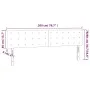 Headboards 2 units of taupe gray fabric 100x5x78/88 cm by , Headboards and footboards - Ref: Foro24-346520, Price: 75,96 €, D...