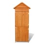 Armario de almacenamiento para jardín marrón 42,5x64x190 cm de vidaXL, Cajas de almacenaje para exteriores - Ref: Foro24-4165...