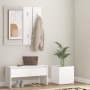 Juego de muebles de recibidor madera contrachapada blanco de , Armarios roperos - Ref: Foro24-3082053, Precio: 93,74 €, Descu...