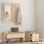Set de muebles de recibidor madera contrachapada color roble de , Armarios roperos - Ref: Foro24-3082047, Precio: 107,18 €, D...