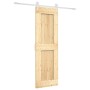Puerta corredera con herrajes madera maciza de pino 70x210 cm en Puertas | Comprar online en Foru.es