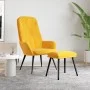 Entspannungssessel mit senfgelbem Samthocker von , Sessel - Ref: Foro24-3097626, Preis: 128,02 €, Rabatt: %