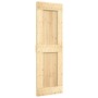 Puerta corredera con herrajes madera maciza de pino 70x210 cm en Puertas | Comprar online en Foru.es