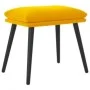 Entspannungssessel mit senfgelbem Samthocker von , Sessel - Ref: Foro24-3097626, Preis: 128,02 €, Rabatt: %