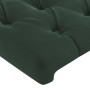 Cabeceros 4 unidades de terciopelo verde oscuro 72x7x78/88 cm de , Cabeceros y pies de cama - Ref: Foro24-3116719, Precio: 13...