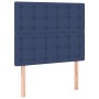 Cabeceros 2 unidades de tela azul 80x5x78/88 cm de , Cabeceros y pies de cama - Ref: Foro24-3116746, Precio: 65,41 €, Descuen...