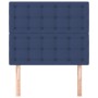 Cabeceros 2 unidades de tela azul 80x5x78/88 cm de , Cabeceros y pies de cama - Ref: Foro24-3116746, Precio: 65,41 €, Descuen...