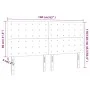 Headboards 4 units of dark gray fabric 80x5x78/88 cm by , Headboards and footboards - Ref: Foro24-3116773, Price: 168,40 €, D...