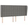 Kopfteil mit dunkelgrauen Stoffohren 163x23x118/128 cm von , Kopf- und Fußteile - Ref: Foro24-3118397, Preis: 170,79 €, Rabat...
