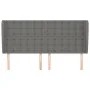 Kopfteil mit dunkelgrauen Stoffohren 163x23x118/128 cm von , Kopf- und Fußteile - Ref: Foro24-3118397, Preis: 170,79 €, Rabat...