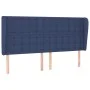 Kopfteil mit blauen Stoffohren 203x23x118/128 cm von , Kopf- und Fußteile - Ref: Foro24-3118418, Preis: 131,29 €, Rabatt: %