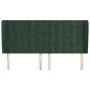 Kopfteil mit dunkelgrünen Samtohren 183x23x118/128cm von , Kopf- und Fußteile - Ref: Foro24-3118453, Preis: 136,62 €, Rabatt: %