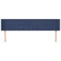Blue fabric headboard 163x16x78/88 cm by , Headboards and footboards - Ref: Foro24-3119214, Price: 72,14 €, Discount: %