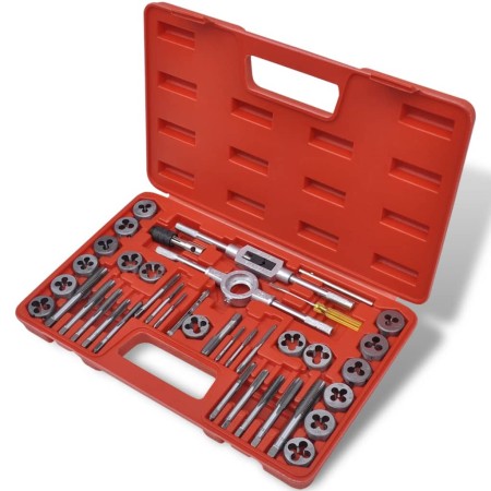 Juego de machos y terrajas 40 piezas de vidaXL, Juegos de herramientas manuales - Ref: Foro24-210318, Precio: 43,98 €, Descue...