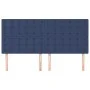 Headboards 4 units of blue fabric 80x5x78/88 cm by , Headboards and footboards - Ref: Foro24-3116778, Price: 117,45 €, Discou...