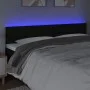 Black fabric headboard with LED 200x5x78/88 cm by , Headboards and footboards - Ref: Foro24-3122070, Price: 80,33 €, Discount: %