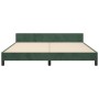 Estructura cama con cabecero terciopelo verde oscuro 180x200 cm de , Camas y somieres - Ref: Foro24-3126016, Precio: 253,65 €...