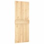 Puerta corredera con herrajes madera maciza de pino 80x210 cm en Puertas | Comprar online en Foru.es