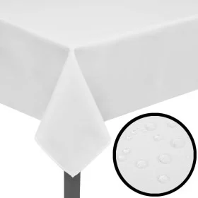 5 manteles blancos 250 x 130 cm de vidaXL, Fundas - Ref: Foro24-130805, Precio: 53,46 €, Descuento: %