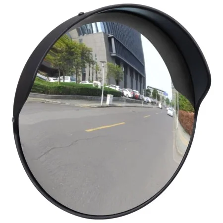 Espejo de tráfico convexo plástico negro 30 cm de vidaXL, Señales de carretera y tráfico - Ref: Foro24-141679, Precio: 36,41 ...