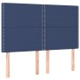 Cama box spring colchón y luces LED tela azul 140x190 cm de , Camas y somieres - Ref: Foro24-3134795, Precio: 488,30 €, Descu...
