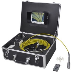 Cámara de inspección de tuberías 30 m con caja de control DVR de vidaXL, Sondas y visores - Ref: Foro24-141772, Precio: 707,4...