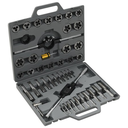 Set de machos y terrajas 45 piezas de vidaXL, Roscas - Ref: Foro24-210319, Precio: 129,32 €, Descuento: %