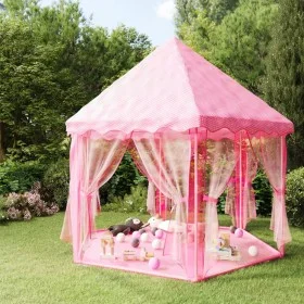 Carpa de juegos de princesa con 250 bolas rosa 133x140 cm de , Tiendas y túneles de juego - Ref: Foro24-3107714, Precio: 81,9...