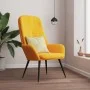 Sillón de relax de terciopelo amarillo mostaza de , Sillones - Ref: Foro24-341201, Precio: 108,72 €, Descuento: %