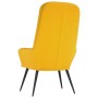 Sillón de relax de terciopelo amarillo mostaza de , Sillones - Ref: Foro24-341201, Precio: 110,51 €, Descuento: %