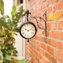 Reloj de estación con termómetro, Esschert Design TF005 de Esschert Design, Relojes - Ref: Foro24-404669, Precio: 48,04 €, De...